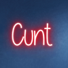 THE &quot;C WORD&quot; NEON SIGN