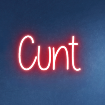 THE "C WORD" NEON SIGN