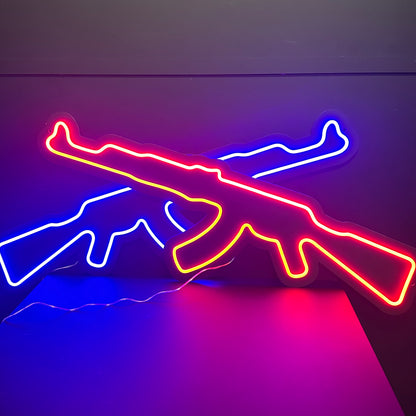 Call of Duty-Inspired AK47 Neon Light