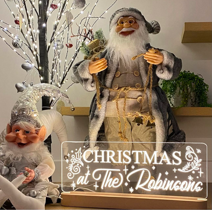Personalised Christmas Nightlight