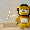 Kids Personalised Night Light Round