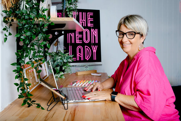 Shaz— The Designer & The Neon Lady Herself