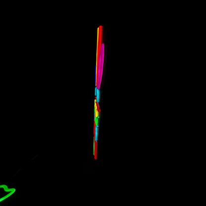 AKA AKA Mask – Crash Bandicoot Inspired Neon Sign