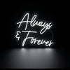 Always &amp; Forever Neon Sign