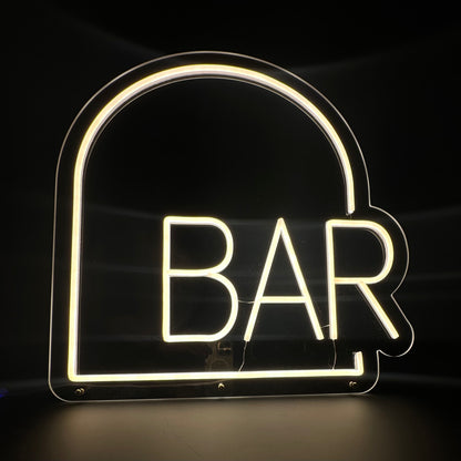 Warm White Neon Bar Sign | Neon Bar Lights Online
