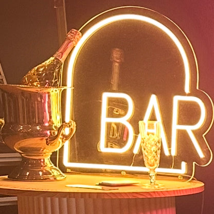 Warm White Neon Bar Sign | Neon Bar Lights Online