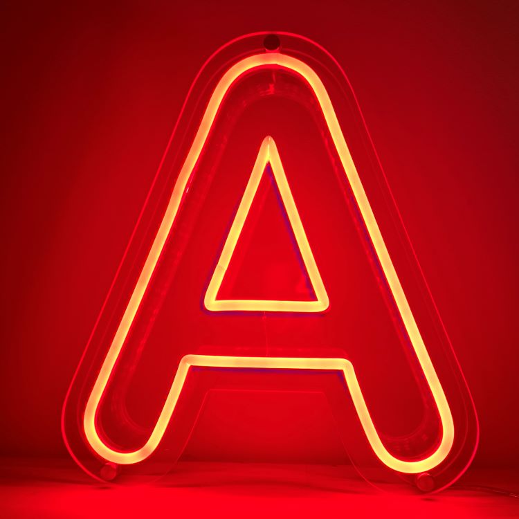 Individual Uppercase Letters - LED Neon
