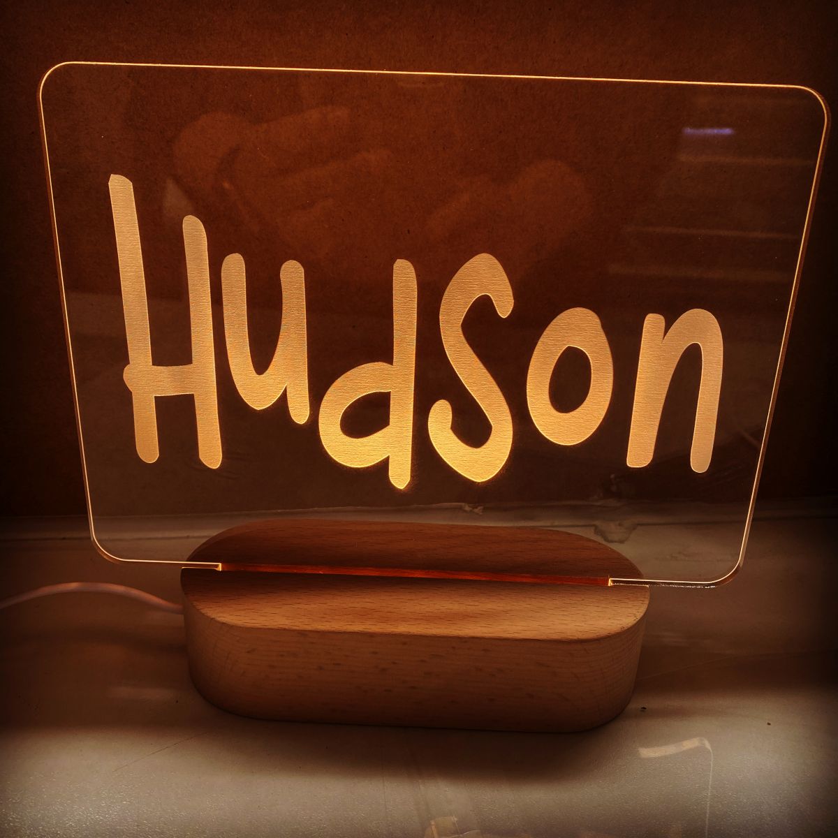 Kids Personalised Night Light Small