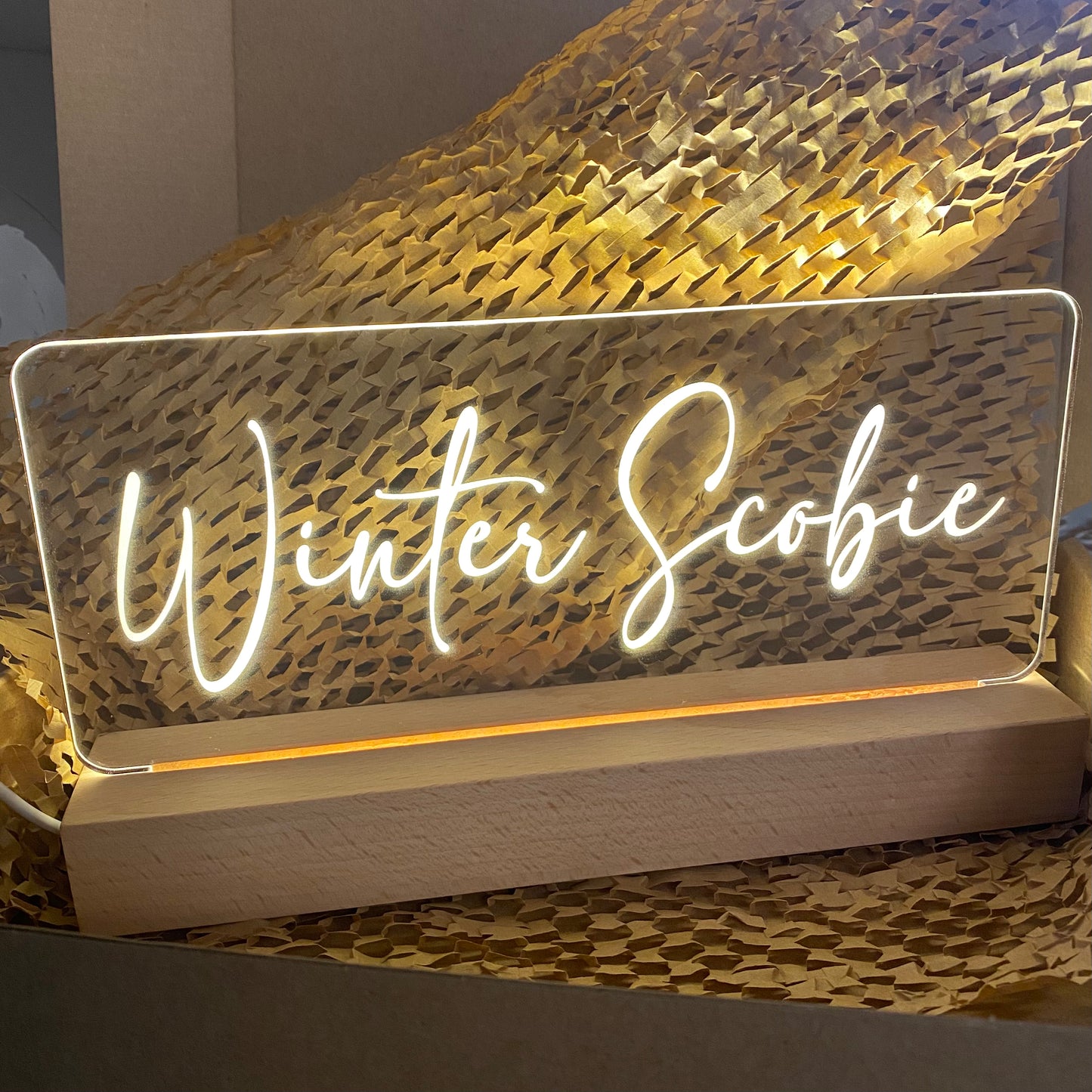 Kids Personalised Night Light Large - 2 names