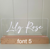 Kids Personalised Night Light Large - 2 names