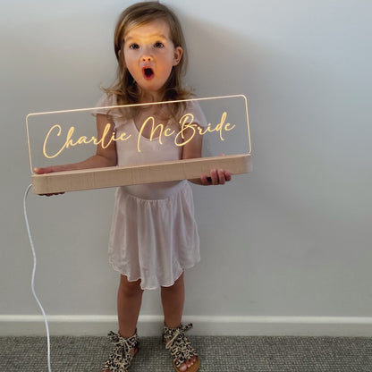 Kids Personalised Night Light XLarge - 2 names